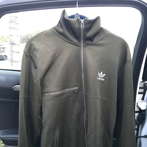 olive adidas track jacket